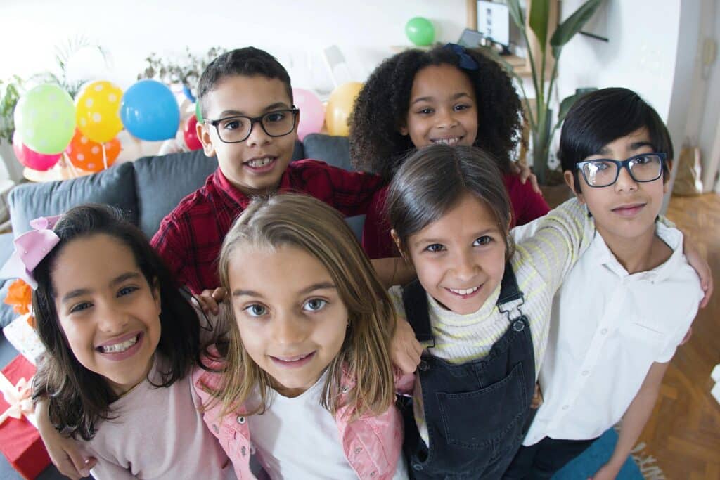 Diverse Group of Kids